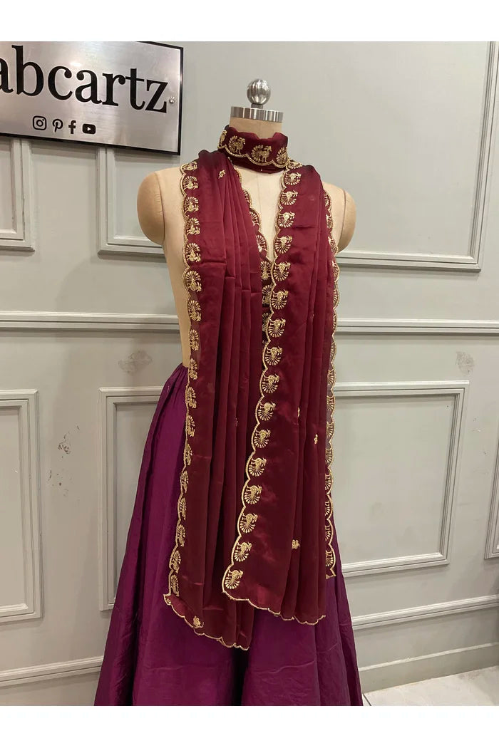 Beautiful Embroidery Rangoli Dupatta for women | Only Dupatta Chote Morwali Dup