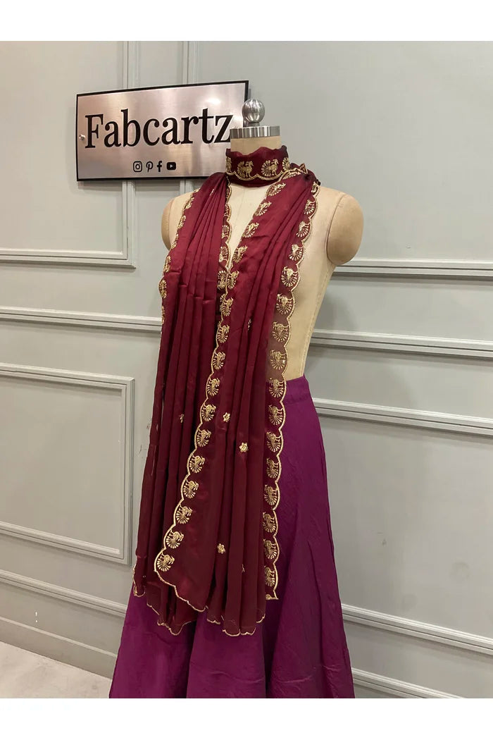 Beautiful Embroidery Rangoli Dupatta for women | Only Dupatta Chote Morwali Dup