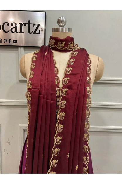 Beautiful Embroidery Rangoli Dupatta for women | Only Dupatta Chote Morwali Dup