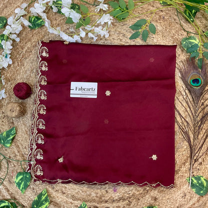 MorniwalaDup Beautiful Embroidery work Rangoli Dupatta for women | Only Dupatta