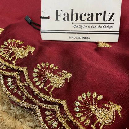 MorniwalaDup Beautiful Embroidery work Rangoli Dupatta for women | Only Dupatta