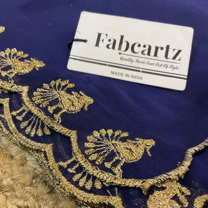 MorniwalaDup Beautiful Embroidery work Rangoli Dupatta for women | Only Dupatta