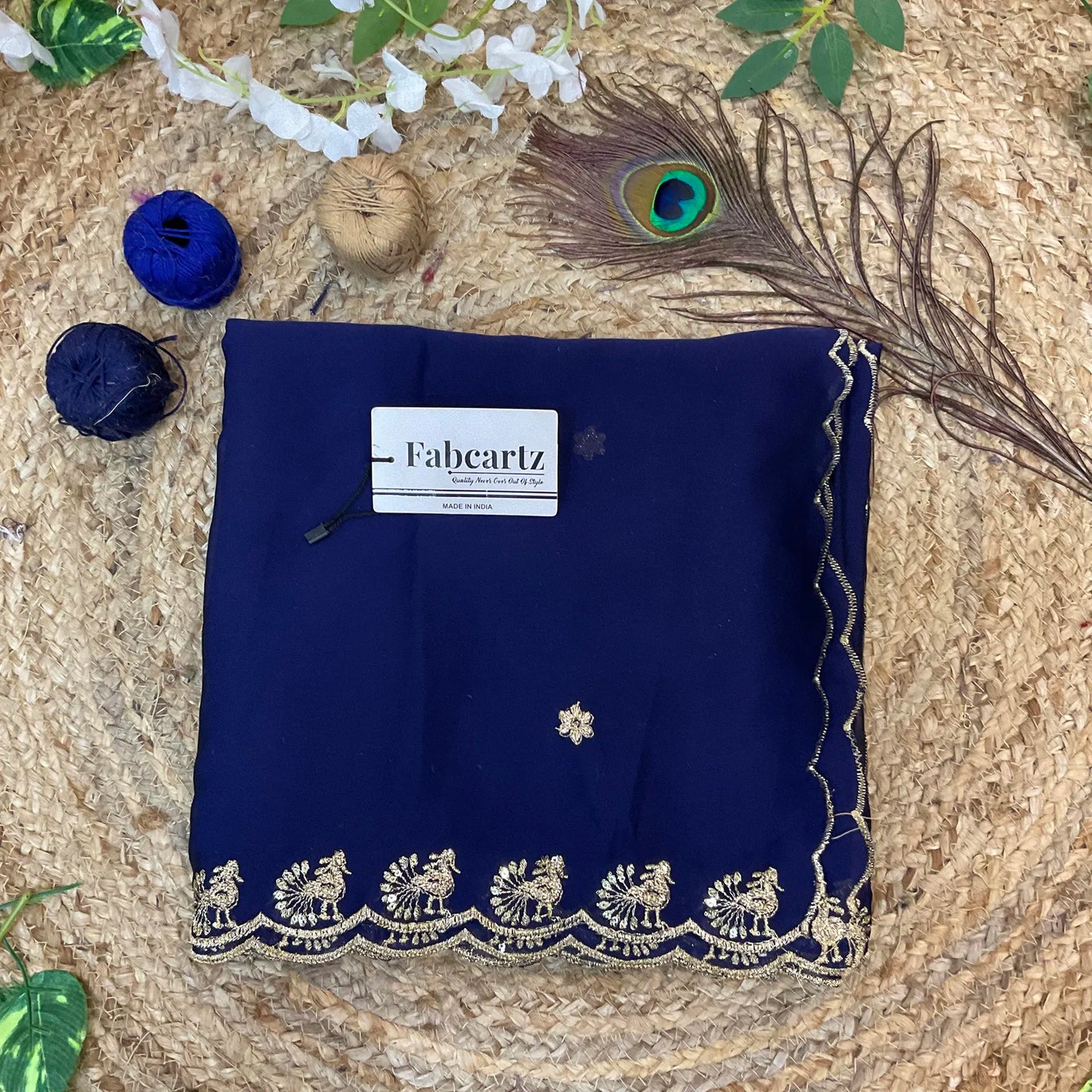 MorniwalaDup Beautiful Embroidery work Rangoli Dupatta for women | Only Dupatta