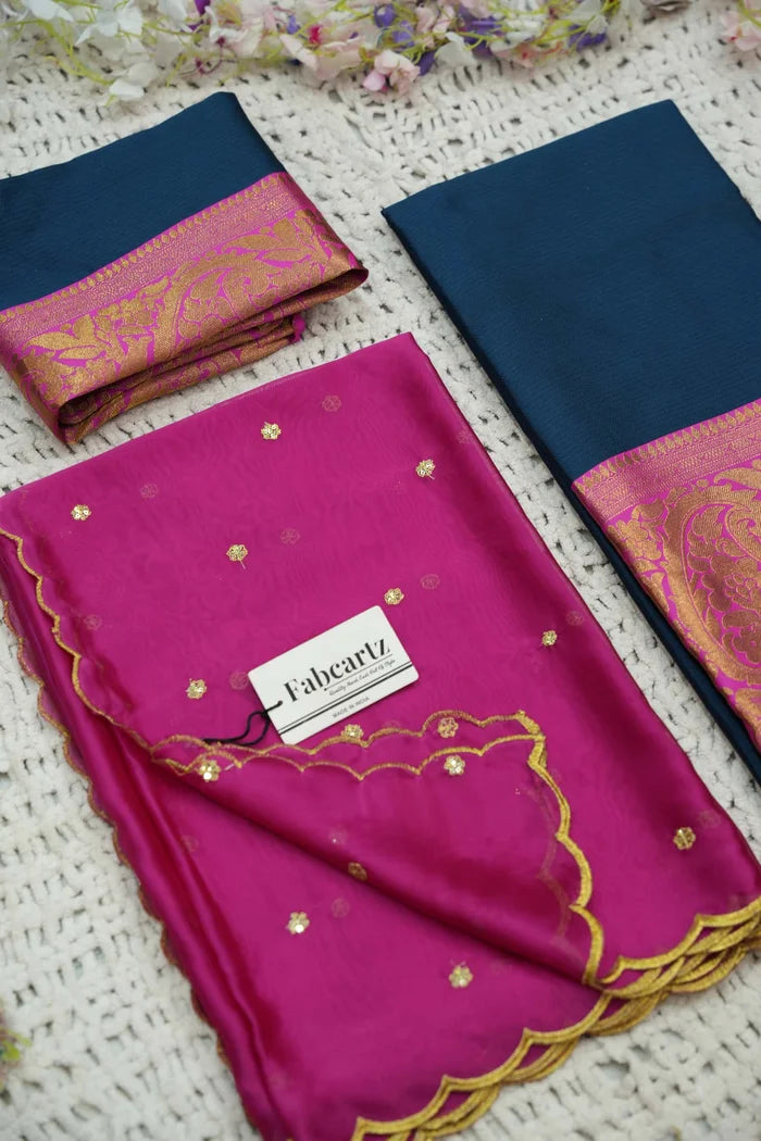 దక్షిణ భారత పండుగ సాంప్రదాయ హాఫ్ చీర (ఆర్వి) 