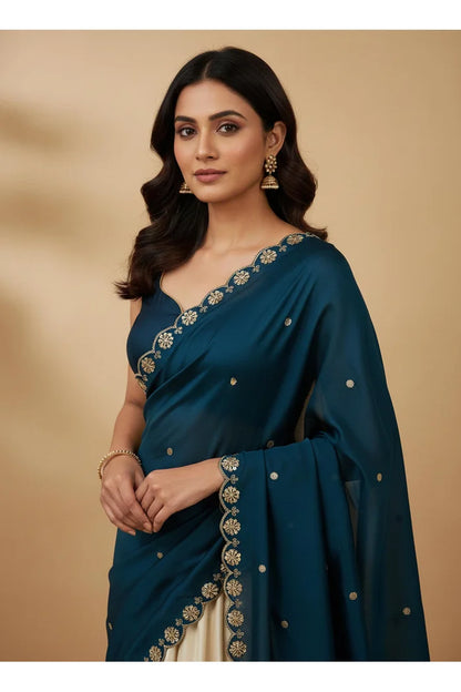 Beautiful Hand work and Beads work Rangoli Dupatta for women | Only Dupatta Dharani Dup