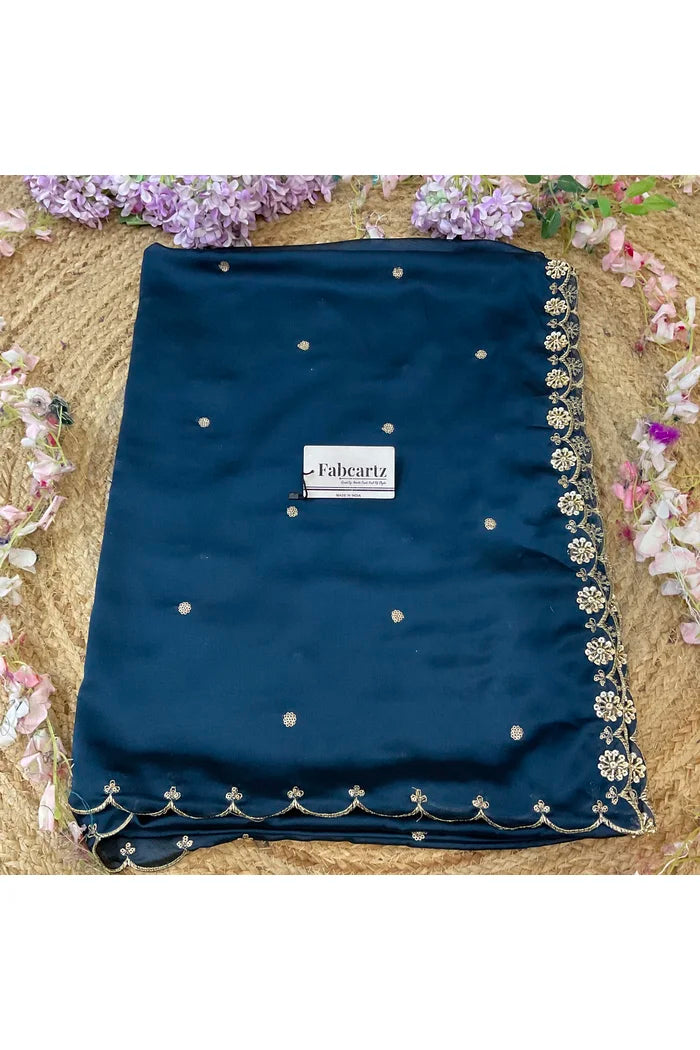 Beautiful Hand work and Beads work Rangoli Dupatta for women | Only Dupatta Dharani Dup