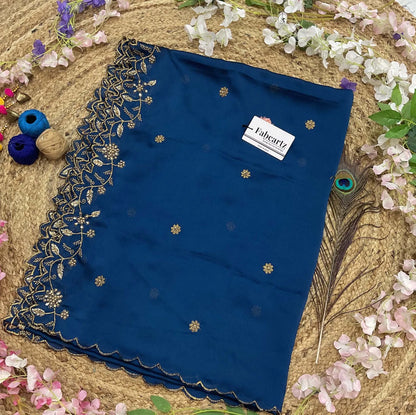 RangoliDup (GT) Beautiful Embroidery & Beads work Rangoli Dupatta for women | Only Dupatta