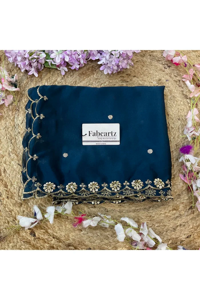 Beautiful Hand work and Beads work Rangoli Dupatta for women | Only Dupatta Dharani Dup