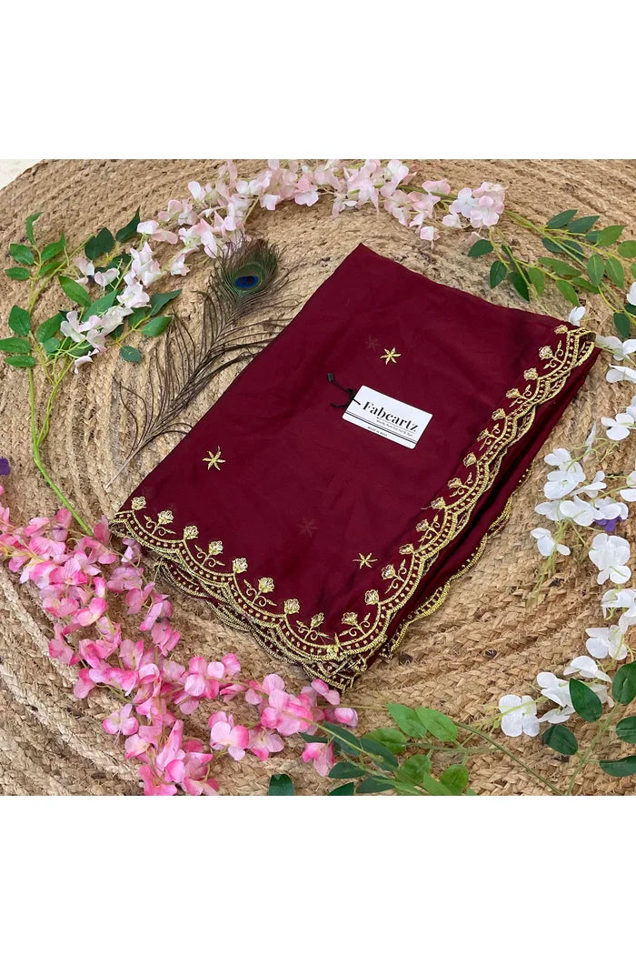 Beautiful Embroidery work Rangoli Dupatta for women | Only Dupatta Munjyaa Dup