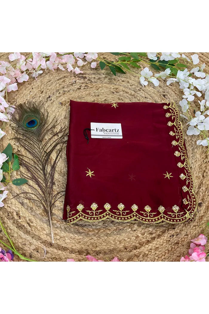 Beautiful Embroidery work Rangoli Dupatta for women | Only Dupatta Munjyaa Dup