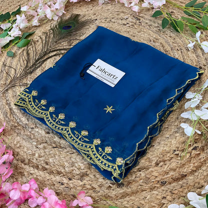 MunjyaaDup Beautiful Embroidery work Rangoli Dupatta for women | Only Dupatta