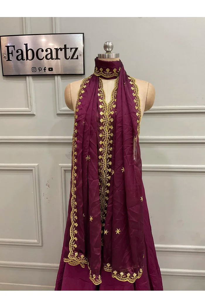 Beautiful Embroidery work Rangoli Dupatta for women | Only Dupatta Munjyaa Dup