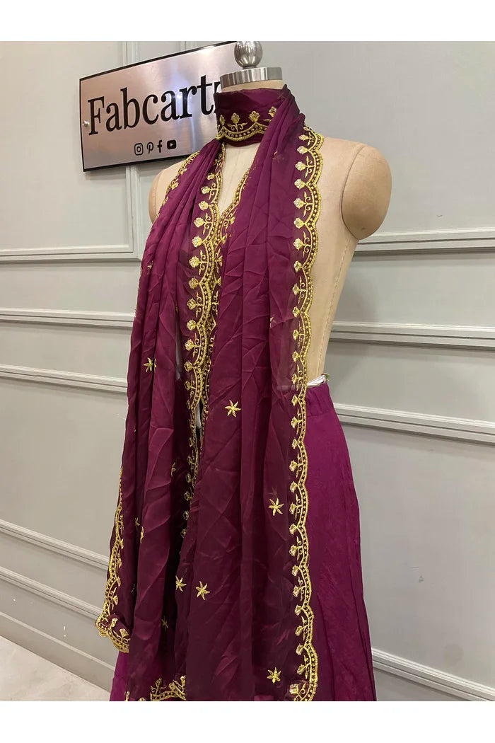 Beautiful Embroidery work Rangoli Dupatta for women | Only Dupatta Munjyaa Dup