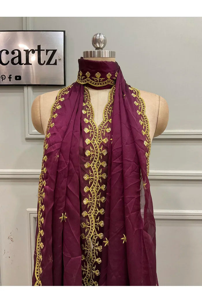 Beautiful Embroidery work Rangoli Dupatta for women | Only Dupatta Munjyaa Dup