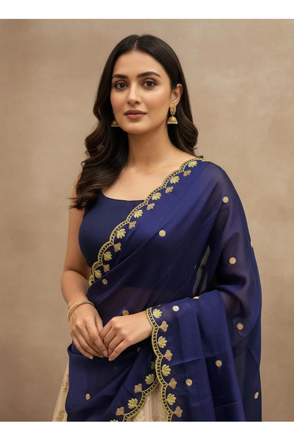 Beautiful Embroidery work Rangoli Dupatta for women | Only Dupatta Juhi Dup