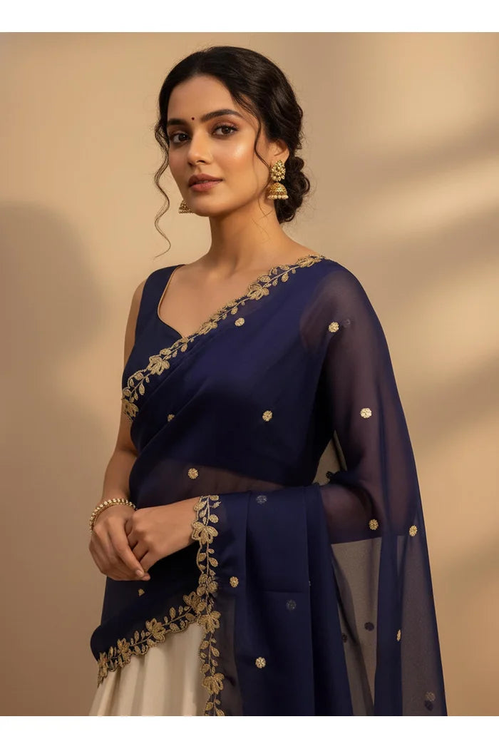 Beautiful Embroidery work Rangoli Dupatta for women | Only Dupatta BiliPatra Dup