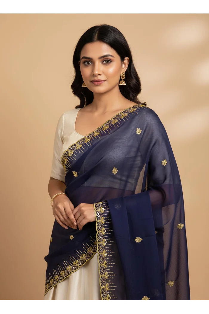 Beautiful Embroidery work Rangoli Dupatta for women | Only Dupatta Kalyani Dup