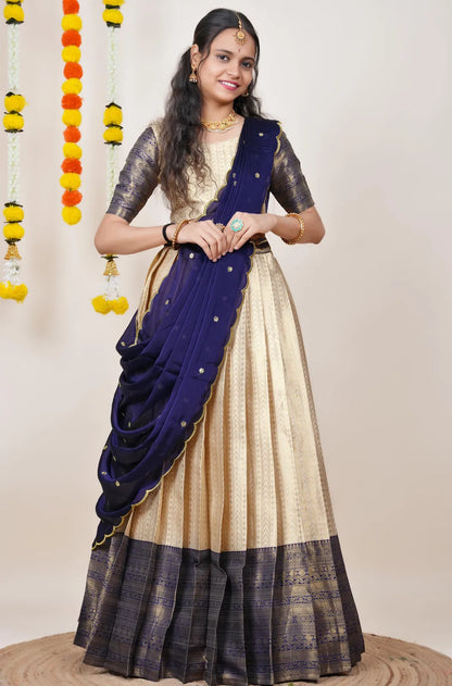 Rehani South Indian Festival Traditional Half Saree