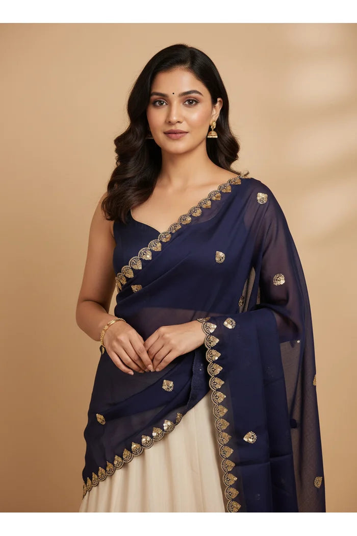 Beautiful Embroidery work Rangoli Dupatta for women | Only Dupatta Satyabhumi Dup