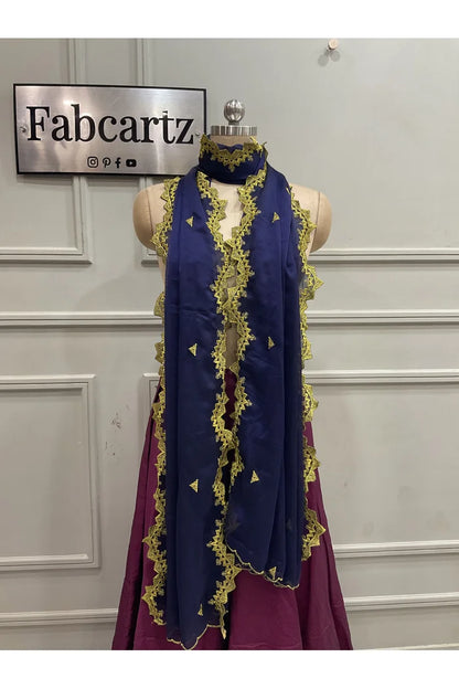 Beautiful Embroidery work Rangoli Dupatta for women | Only Dupatta LineShower Dup