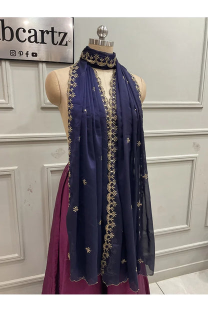 Beautiful Embroidery work Rangoli Dupatta for women | Only Dupatta Rashmika Dup