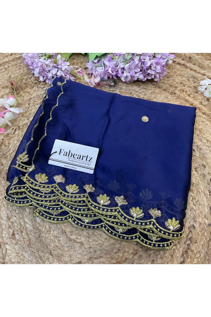 Beautiful Embroidery work Rangoli Dupatta for women | Only Dupatta Juhi Dup