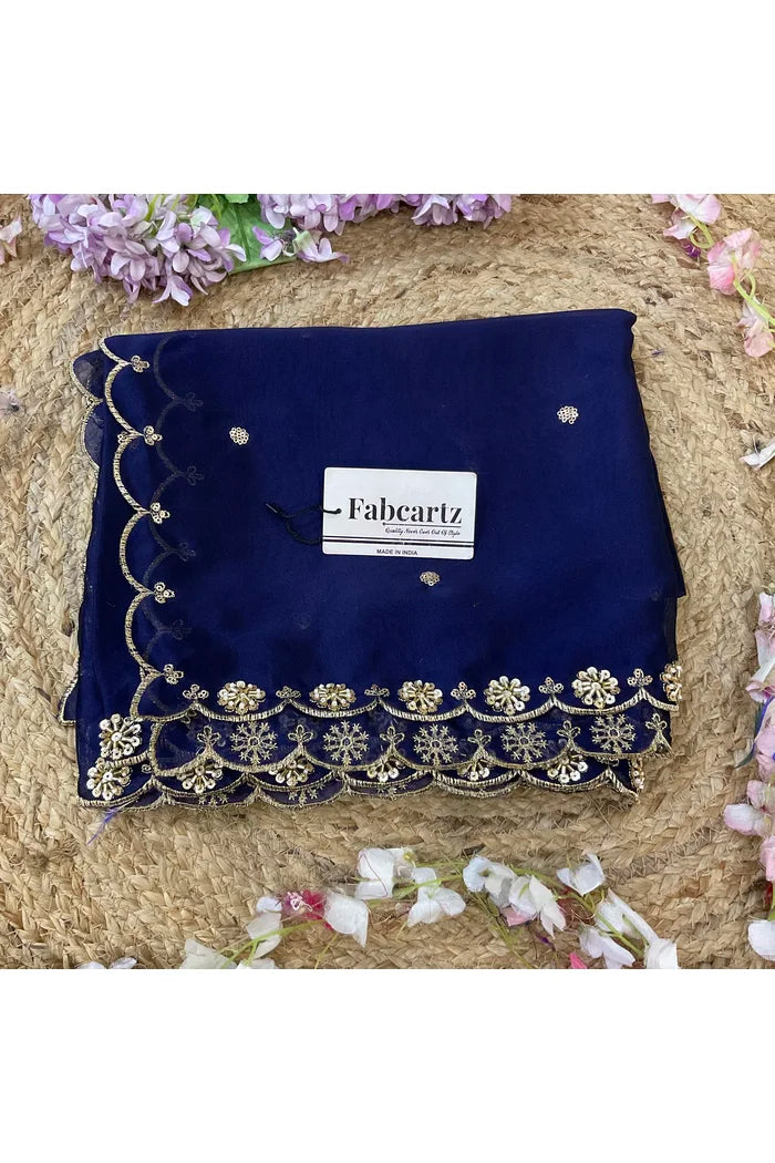 Beautiful Hand work and Beads work Rangoli Dupatta for women | Only Dupatta Dharani Dup