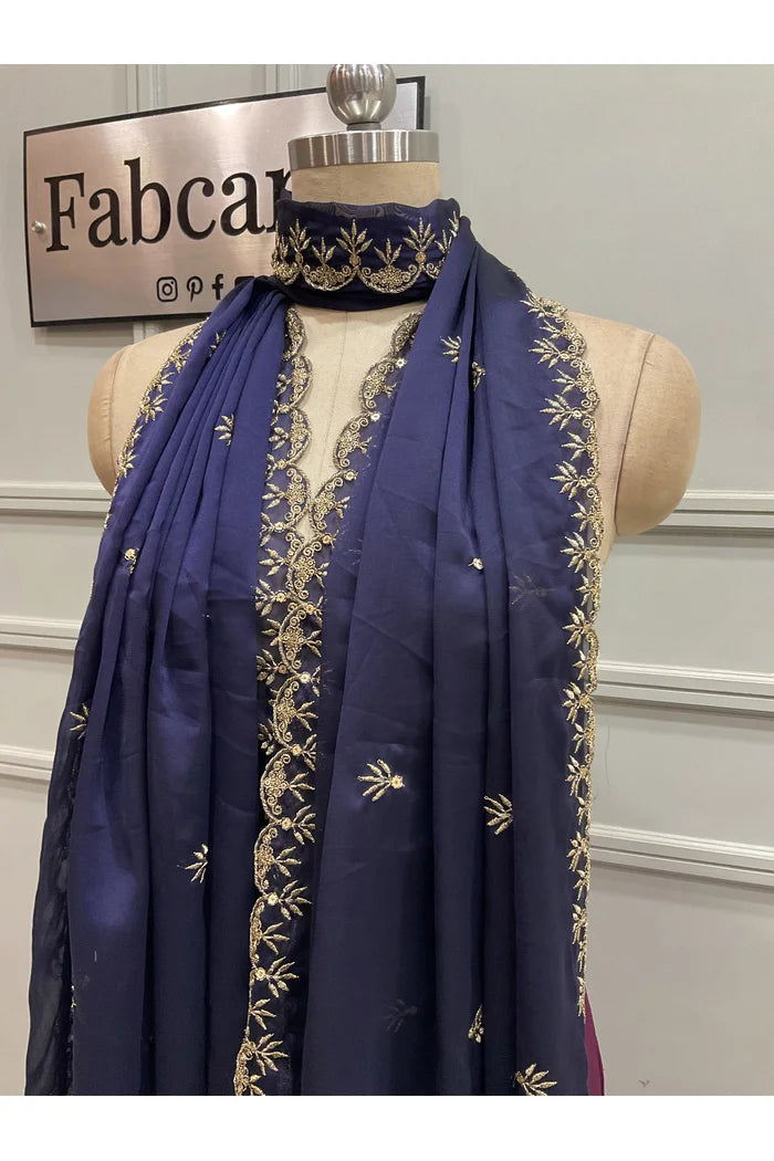 Beautiful Embroidery work Rangoli Dupatta for women | Only Dupatta Rashmika Dup