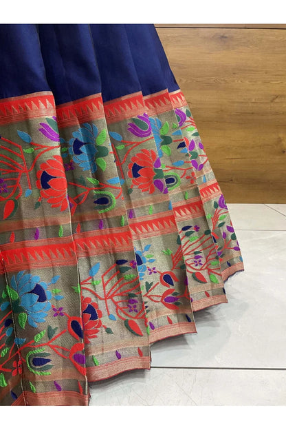 దక్షిణ భారత పండుగ సాంప్రదాయ హాఫ్ చీర (ఛవి) 