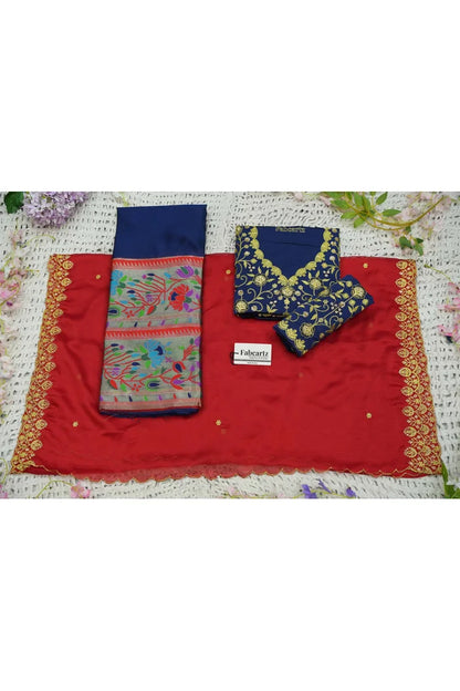 దక్షిణ భారత పండుగ సాంప్రదాయ హాఫ్ చీర (ఛవి) 