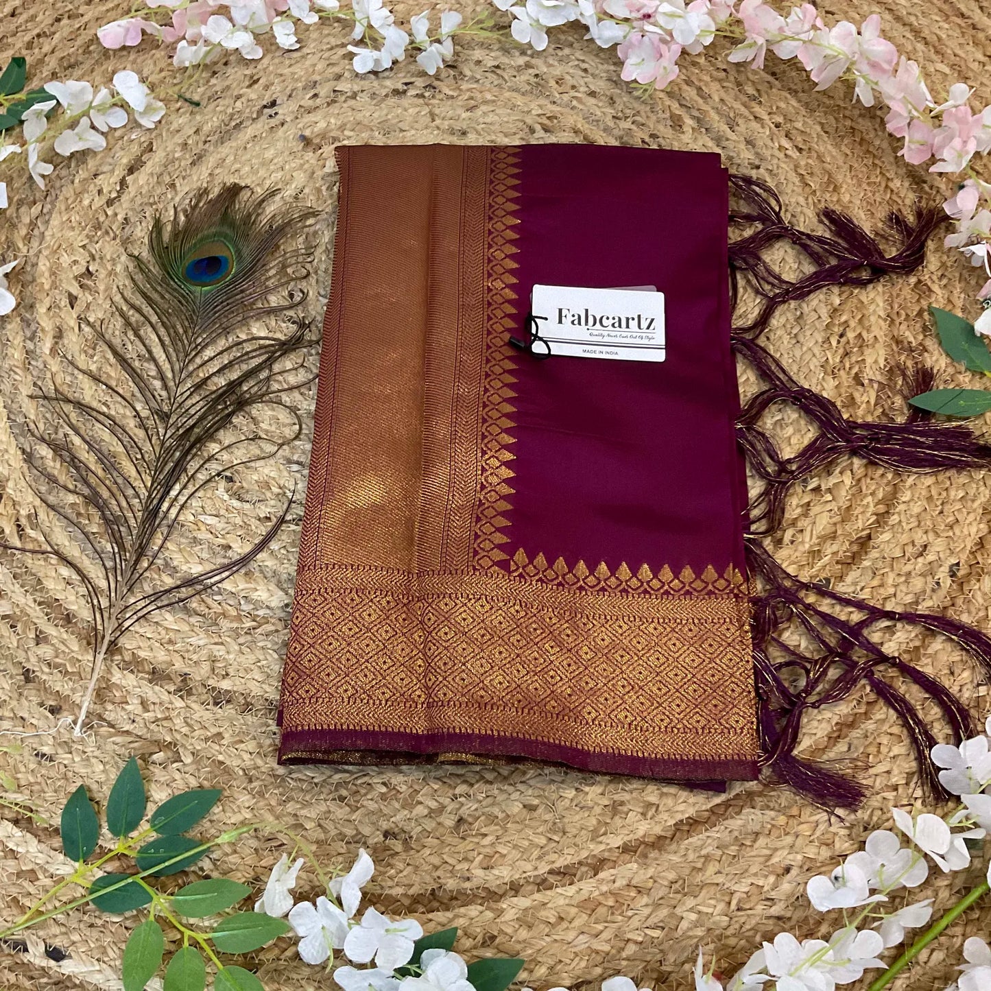 NarayanPetDup Beautiful Jacquard Woven Design Dupatta for women | Only Dupatta