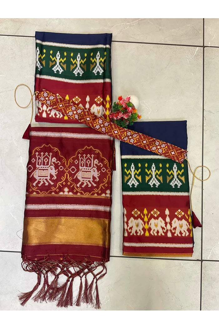 దక్షిణ భారత పండుగ సాంప్రదాయ హాఫ్ చీర (అవని) 