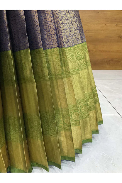 దక్షిణ భారత పండుగ సాంప్రదాయ హాఫ్ చీర (ఛవి) 