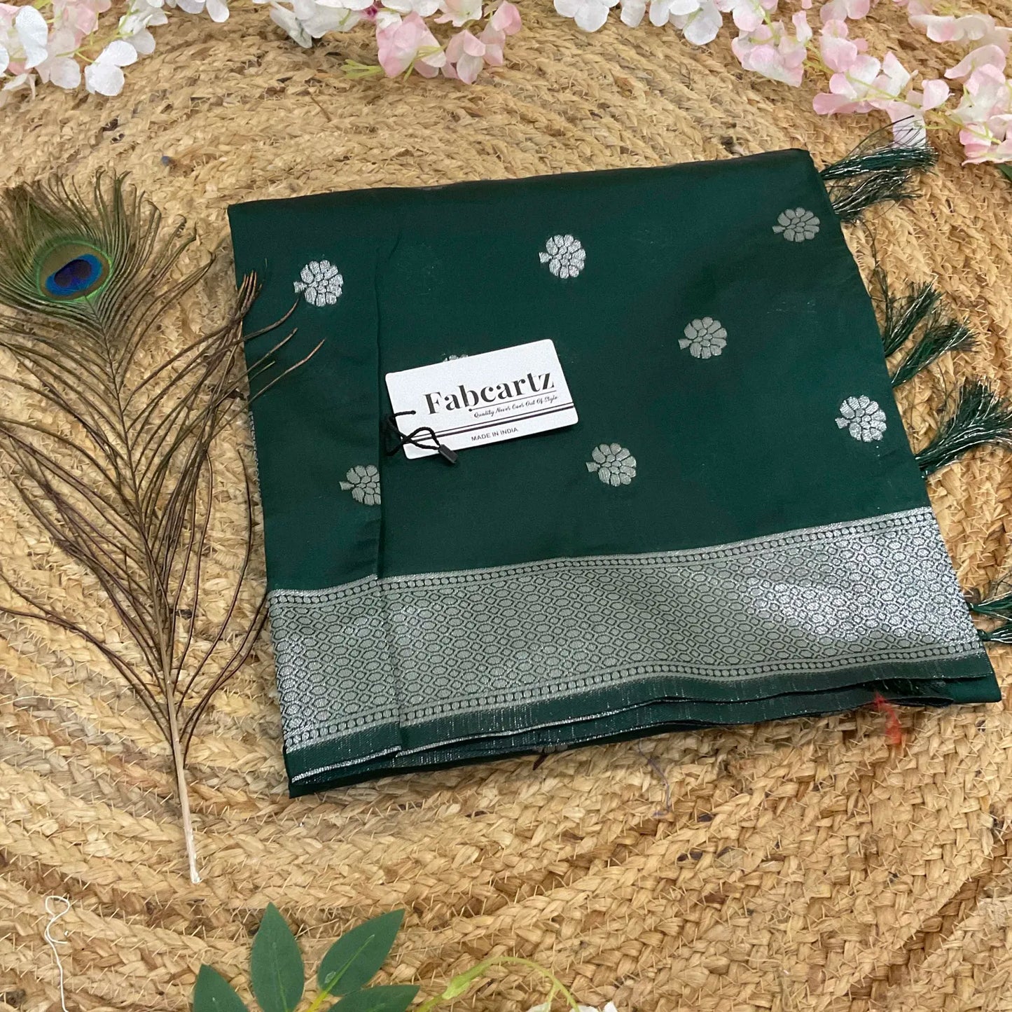 NehalDup Beautiful Jacquard Woven Design Dupatta for women | Only Dupatta