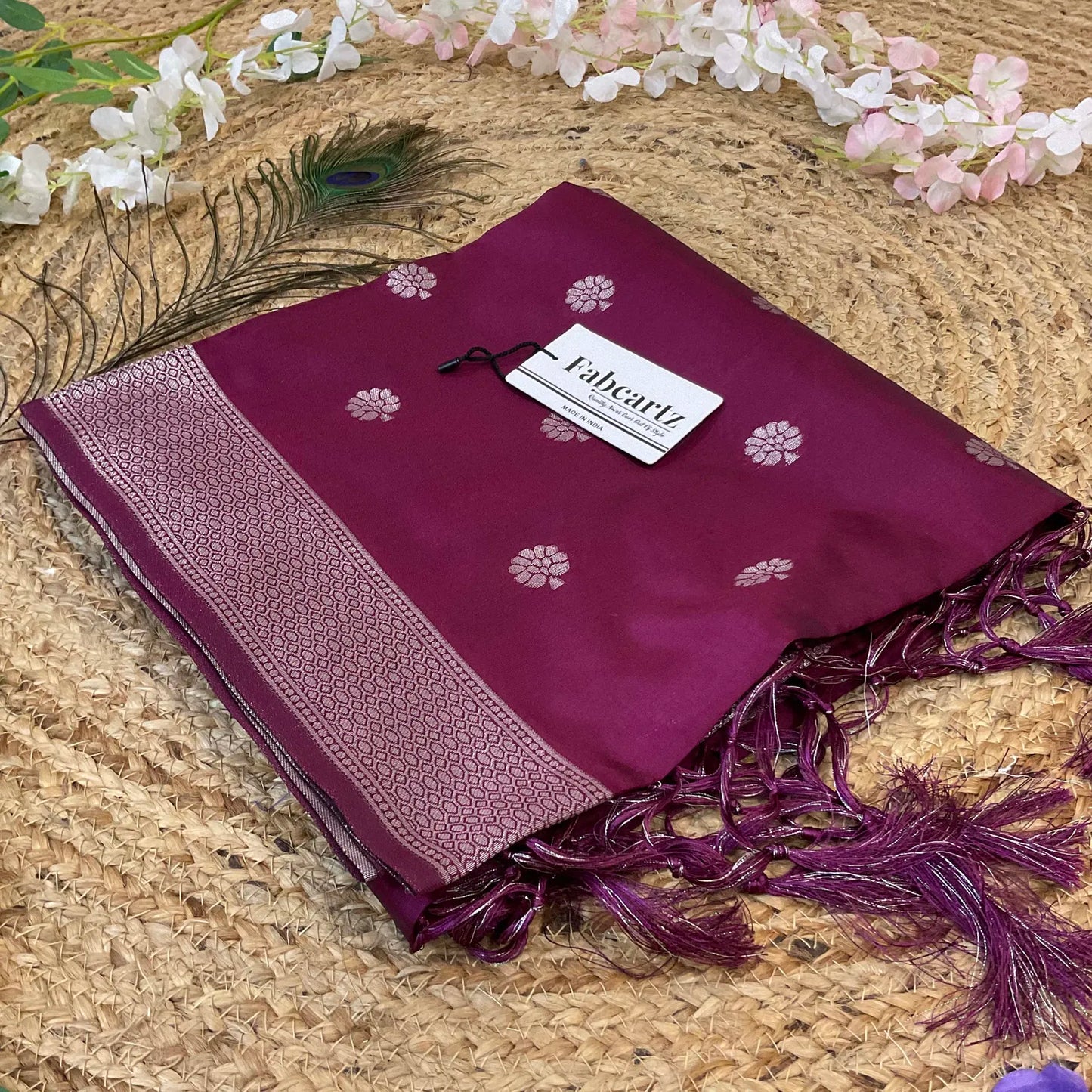 NehalDup Beautiful Jacquard Woven Design Dupatta for women | Only Dupatta