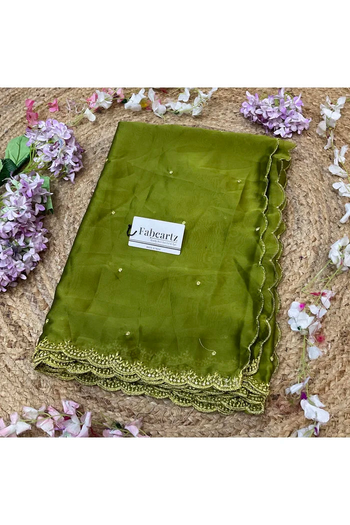 Beautiful Embroidery work Rangoli Dupatta for women | Only Dupatta Ishita Dup