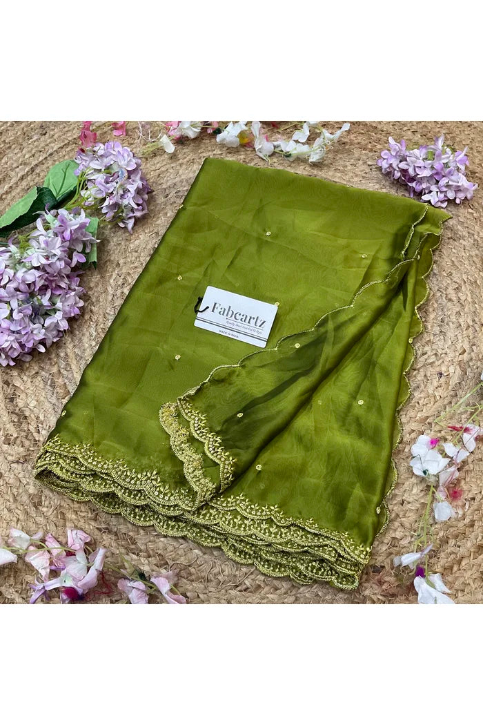 Beautiful Embroidery work Rangoli Dupatta for women | Only Dupatta Ishita Dup