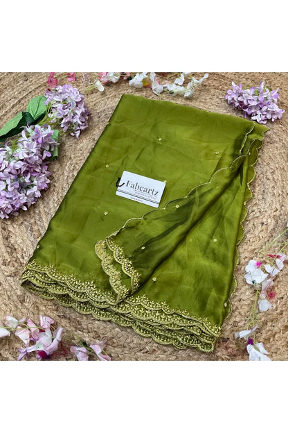 Beautiful Embroidery work Rangoli Dupatta for women | Only Dupatta Ishita Dup