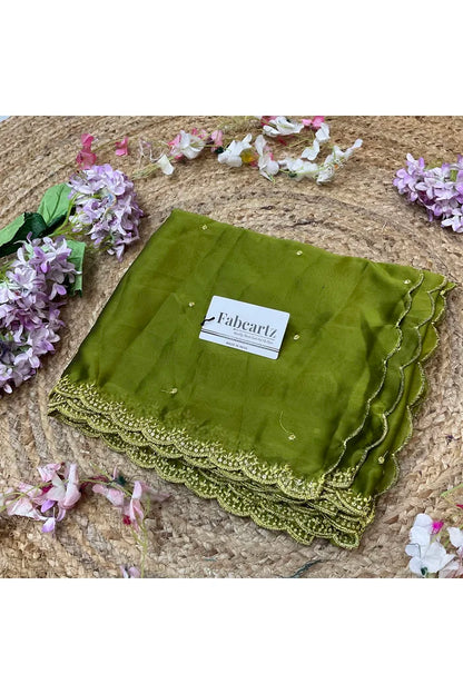 Beautiful Embroidery work Rangoli Dupatta for women | Only Dupatta Ishita Dup