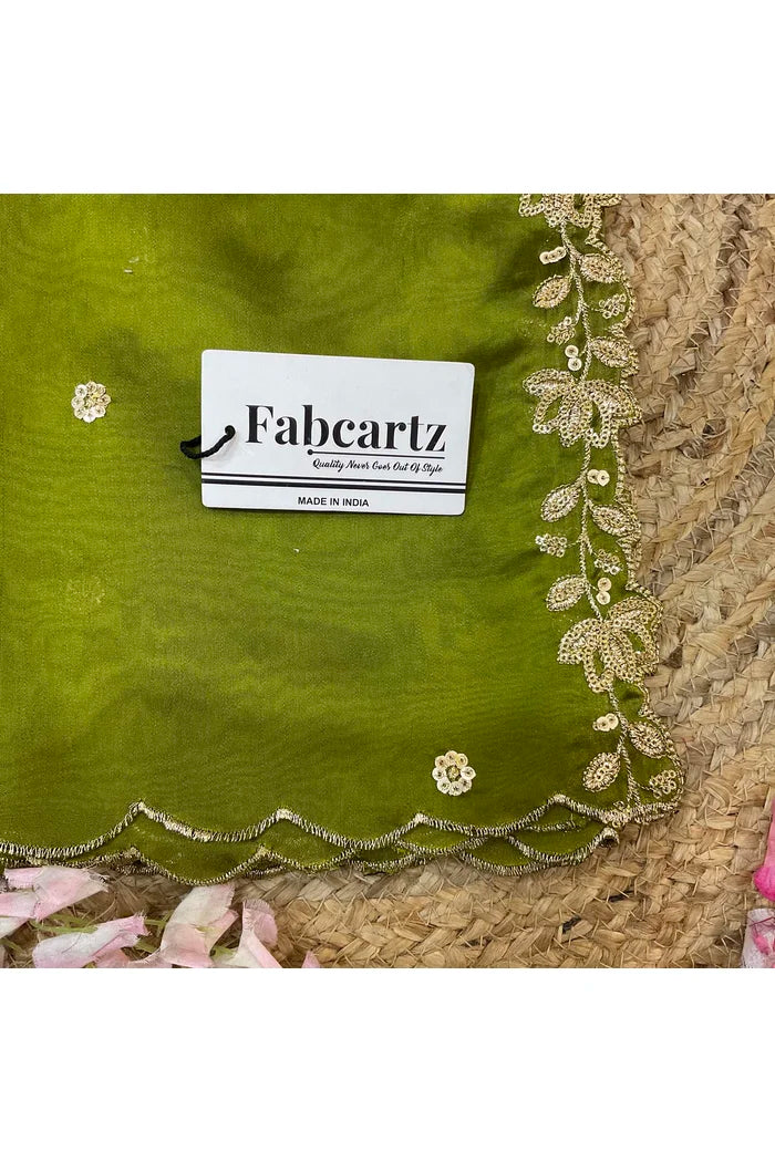 Beautiful Embroidery work Rangoli Dupatta for women | Only Dupatta BiliPatra Dup