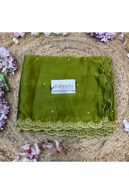 Beautiful Embroidery work Rangoli Dupatta for women | Only Dupatta Ishita Dup