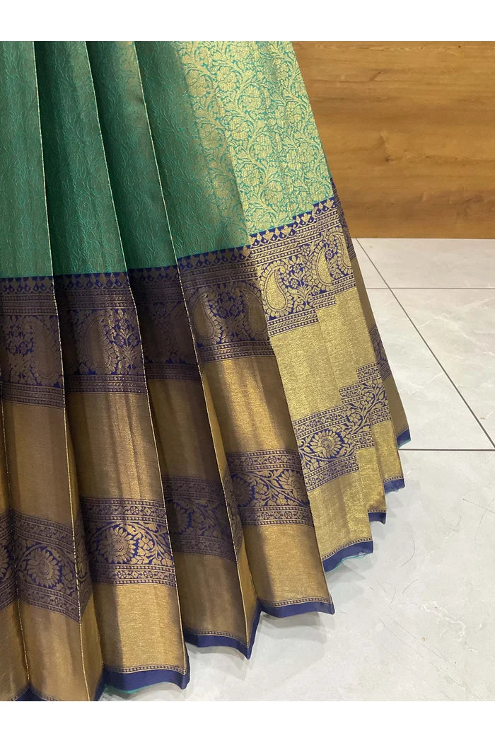 దక్షిణ భారత పండుగ సాంప్రదాయ హాఫ్ చీర (ఛవి) 