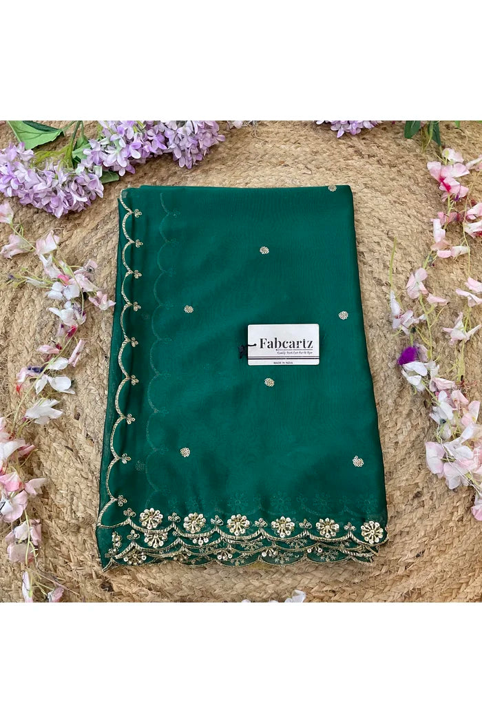 Beautiful Hand work and Beads work Rangoli Dupatta for women | Only Dupatta Dharani Dup