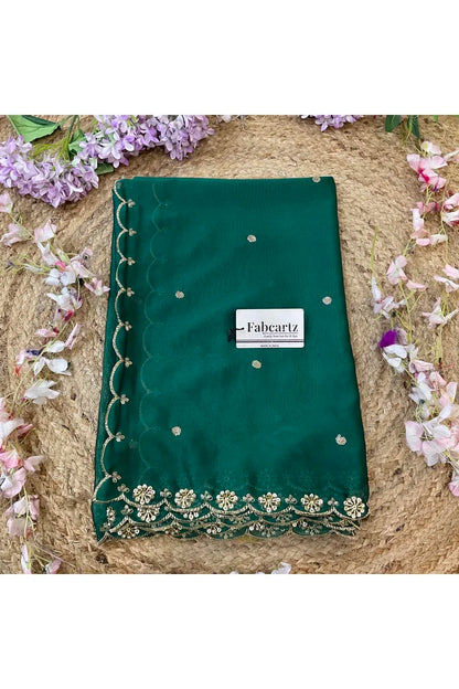 Beautiful Hand work and Beads work Rangoli Dupatta for women | Only Dupatta Dharani Dup