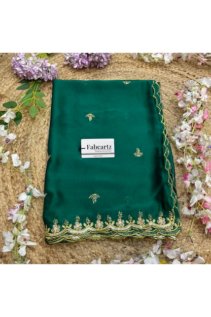 Beautiful Embroidery Work Rangoli Dupatta for women | Only Dupatta Veona Dup GT