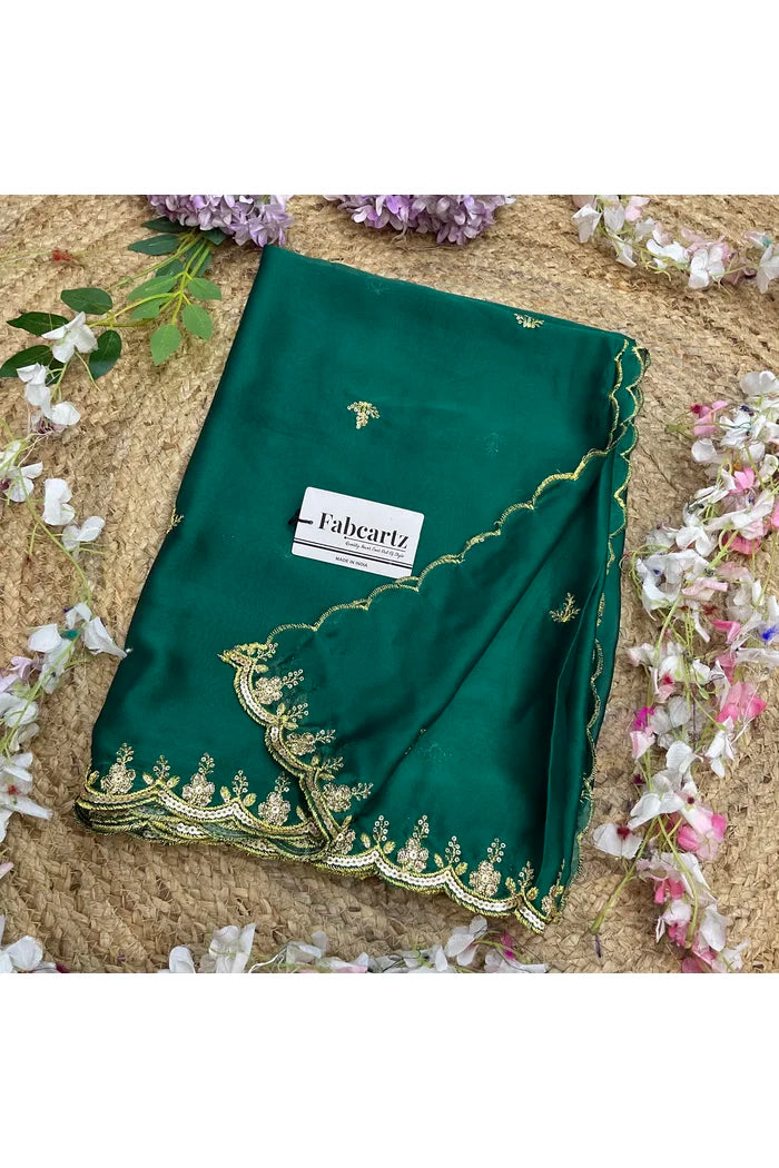 Beautiful Embroidery Work Rangoli Dupatta for women | Only Dupatta Veona Dup GT