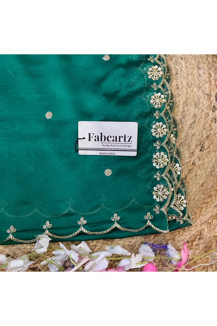 Beautiful Hand work and Beads work Rangoli Dupatta for women | Only Dupatta Dharani Dup