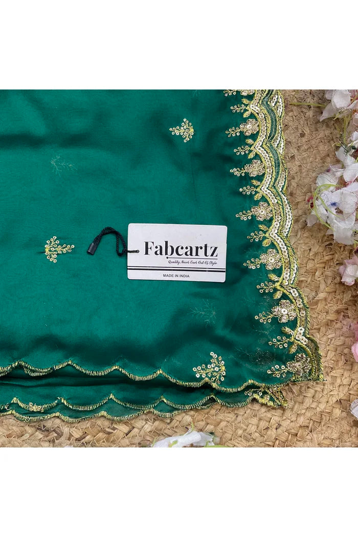 Beautiful Embroidery Work Rangoli Dupatta for women | Only Dupatta Veona Dup GT