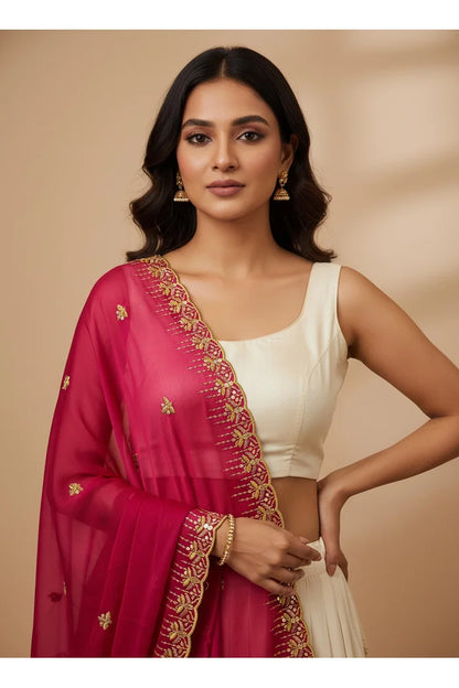 Beautiful Embroidery work Rangoli Dupatta for women | Only Dupatta Kalyani Dup