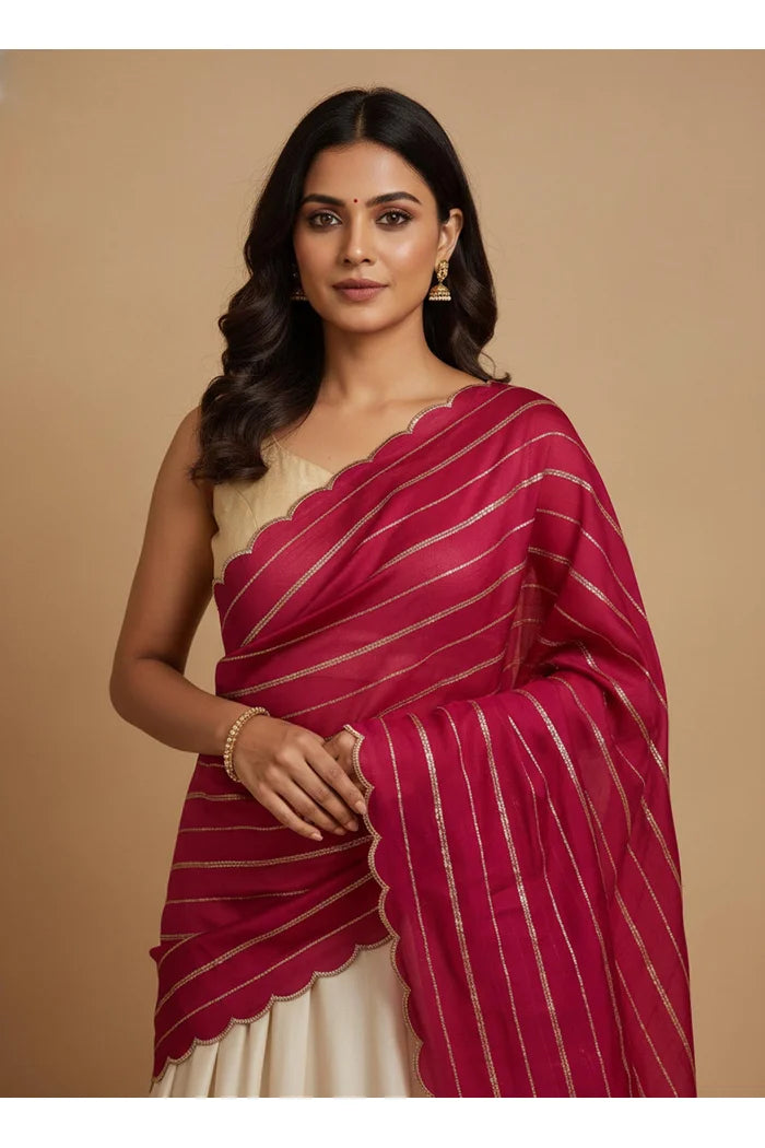 Beautiful Embroidery work Rangoli Dupatta for women | Only Dupatta Hyderabadi Dup